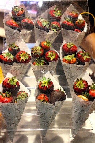 fraises au chocolat chez chocolatier