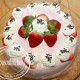 Gateau d’anniversaire aux fraises