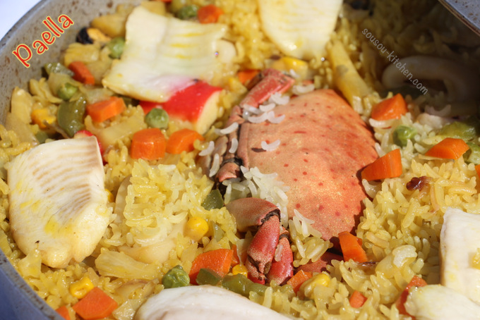 recette paella fruit de mer