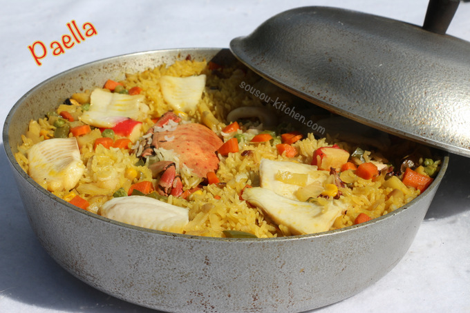 recette paella poulet