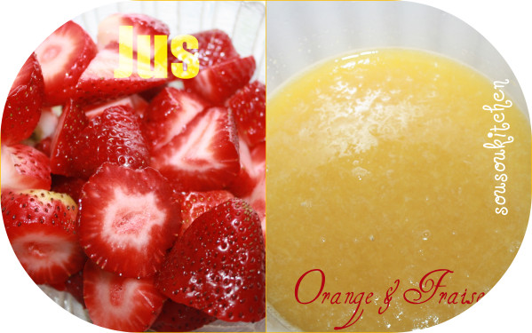 Jus d’Orange et Fraises – عصير ليمون و فراولة