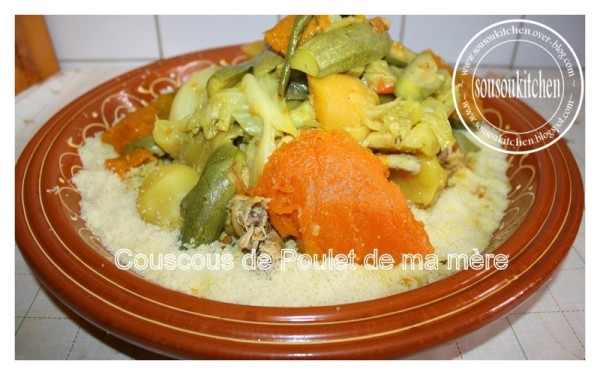 Couscous au poulet كسكسو بالدجاج