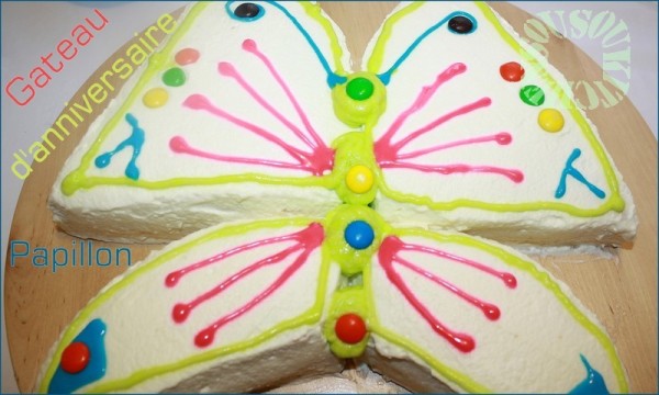 Gâteau papillon  Gateau papillon, Idée gateau anniversaire, Idée
