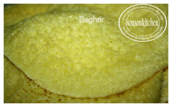 Baghrir بغرير Crepes marocaines – Recette 2