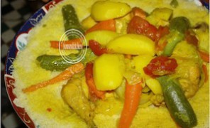 Couscous au poulet- Riad Rcif
