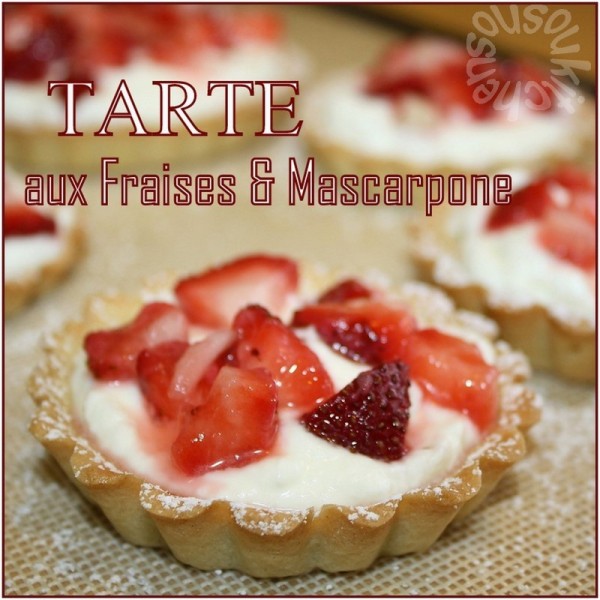 Tarte aux fraises.