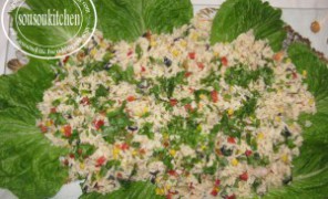 Salade de riz -Salade composée