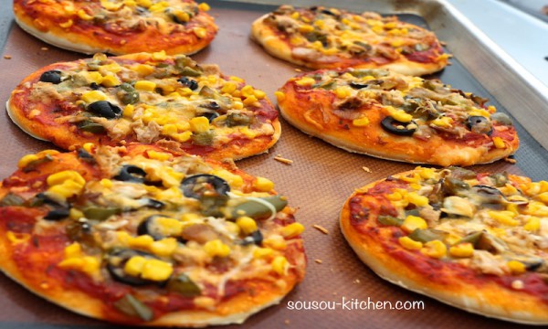 Recette de Pizza -Mini Pizza