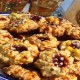 Biscuits sablés aux amandes et confiture de fraise