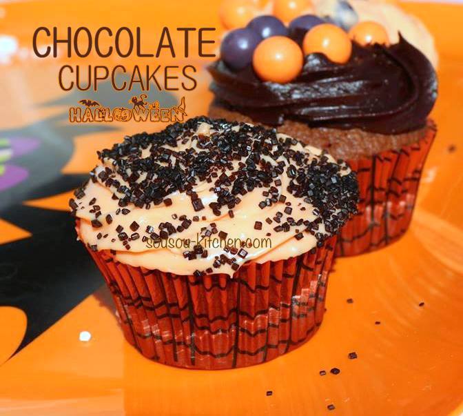 Cupcake au chocolat de Halloween3