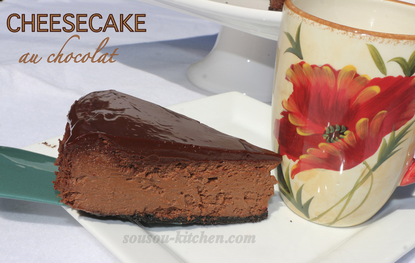 1-Cheesecake au chocolat.