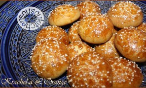 Recette de Krachel à l’orange-Brioches marocaines