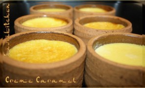 Crème caramel aux oeufs ou flan caramélisé المحلبي