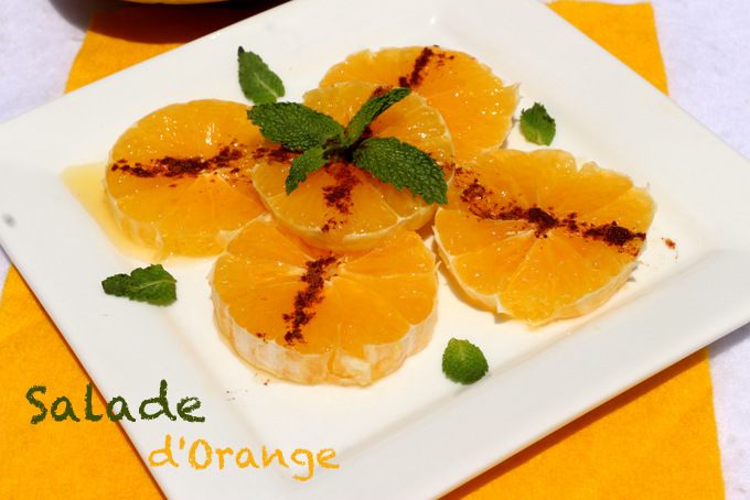 Salade d'orange