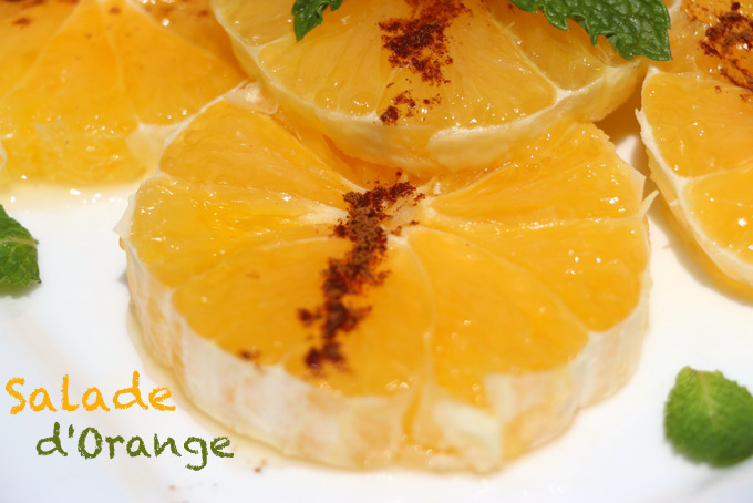 Salade d'orange