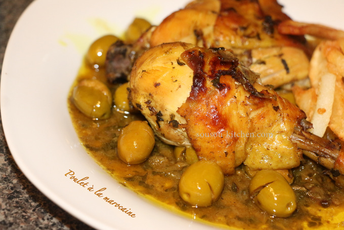 recette poulet a la marocaine