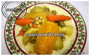 Couscous au boeuf- كسكس بلحم البقر Cuisine marocaine