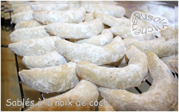 Sablés à la noix de coco