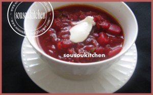 Soupe de betterave