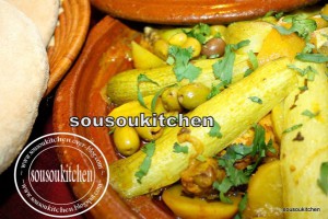 Tajine de Poulet aux Courgettes