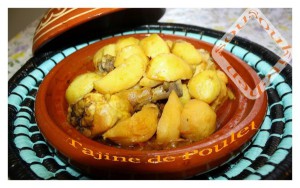 Tajine de poulet et Rutabagas طجين الدجاج