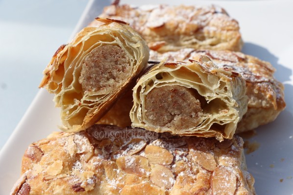 Petits feuilletés aux amandes