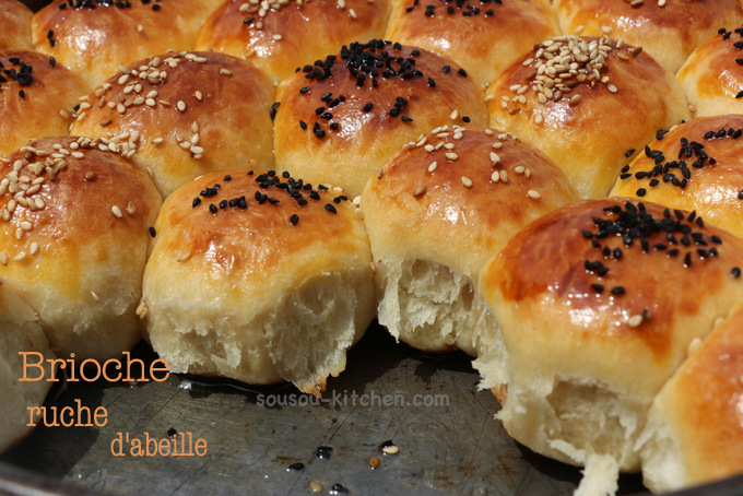 brioche ruche d'abeille