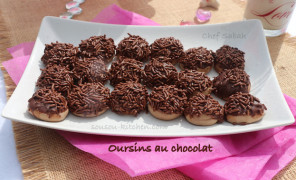 Oursins au chocolat-gateaux algeriens