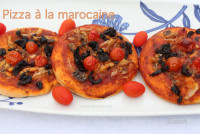 Pizza à la marocaine