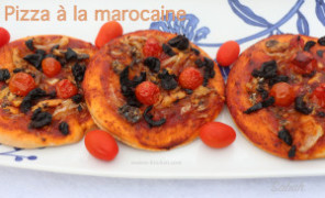 Pizza à la marocaine