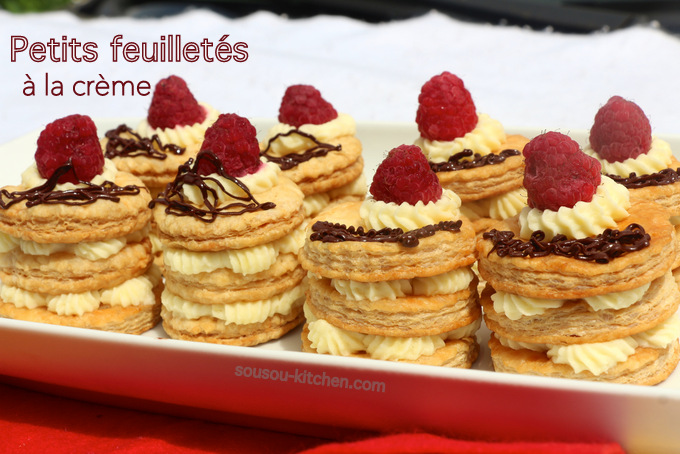 petits feuilletes a la creme