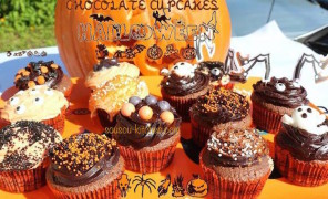 Cupcake au chocolat de Halloween