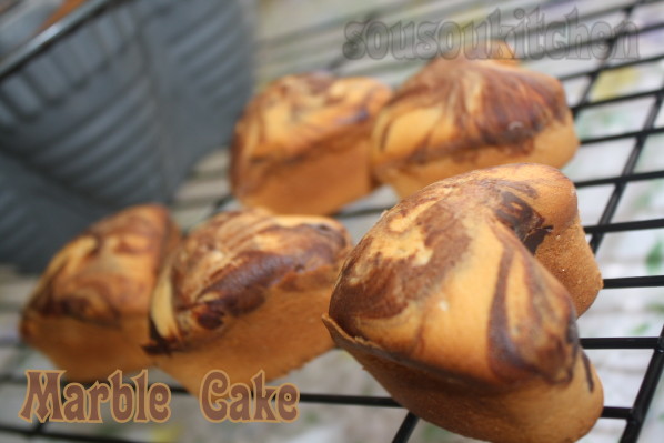 Gâteau marbré au Chocolat