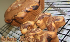 Gâteau marbré au chocolat