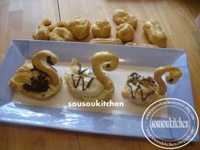 Choux à la crème Patissière & Eclairs au chocolat